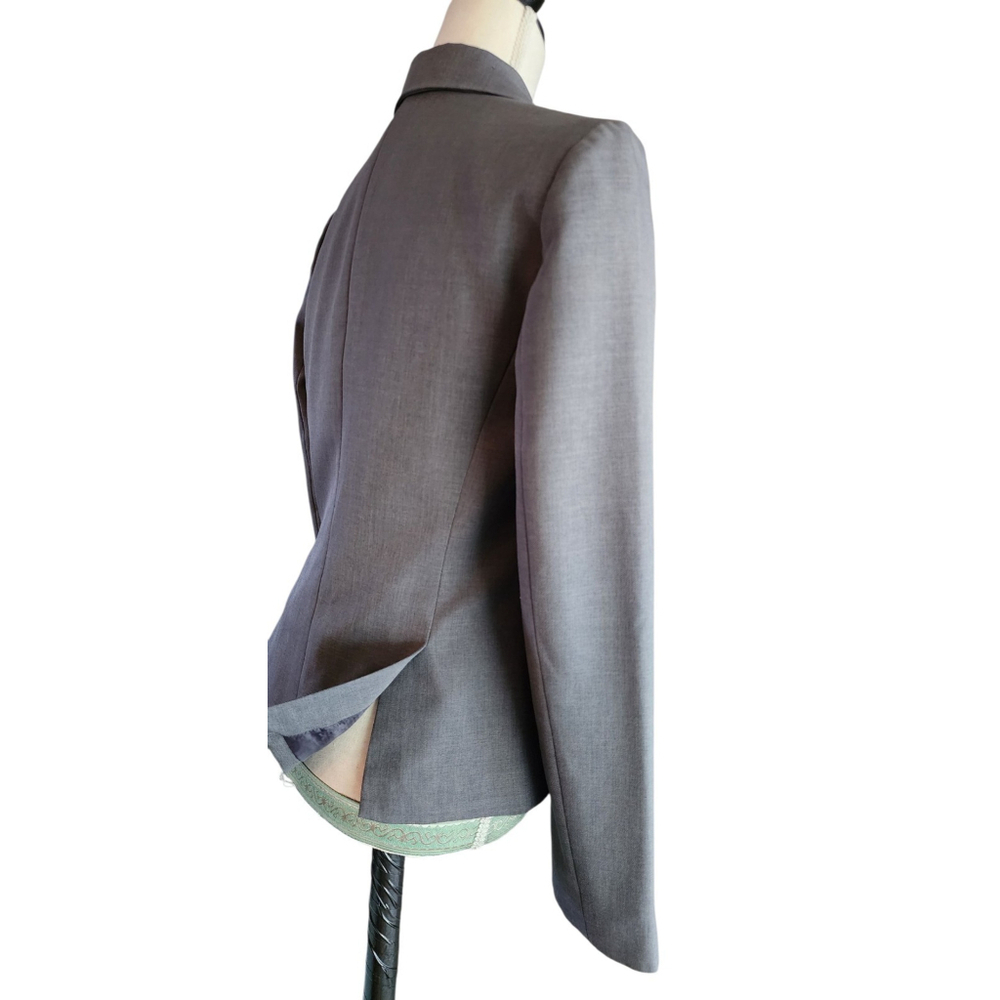 Nine West Suit Separates Career Blazer Jacket Gray Women's 4 - Picture 4 of 11